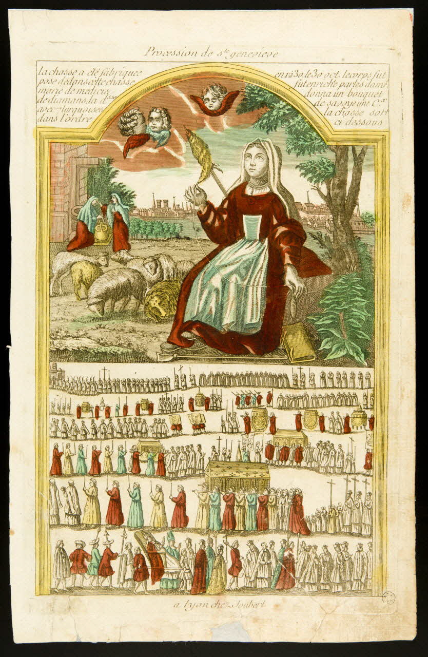 imagerie ancienne Procession de ste geneviève 1960.136.8 Photo