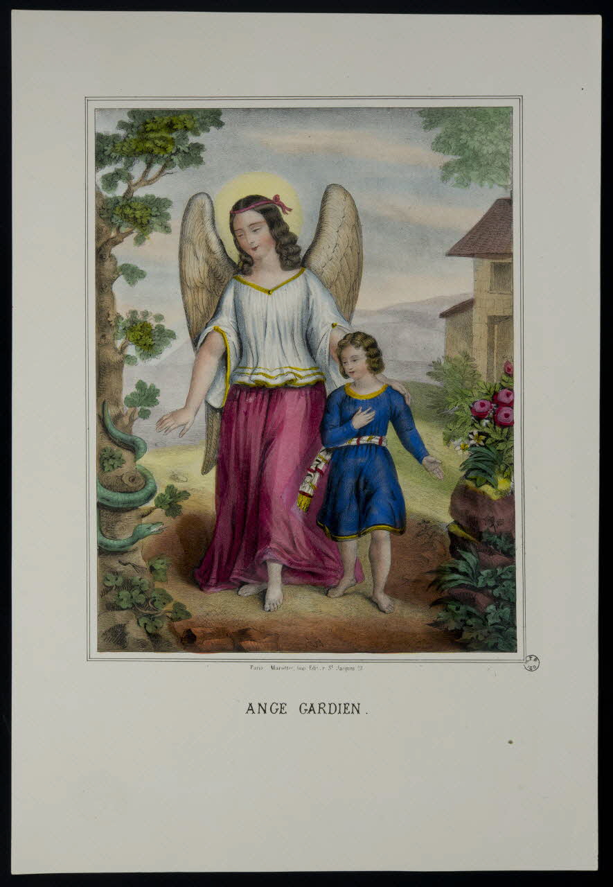 estampe ANGE GARDIEN. 1960.147.103 Photo