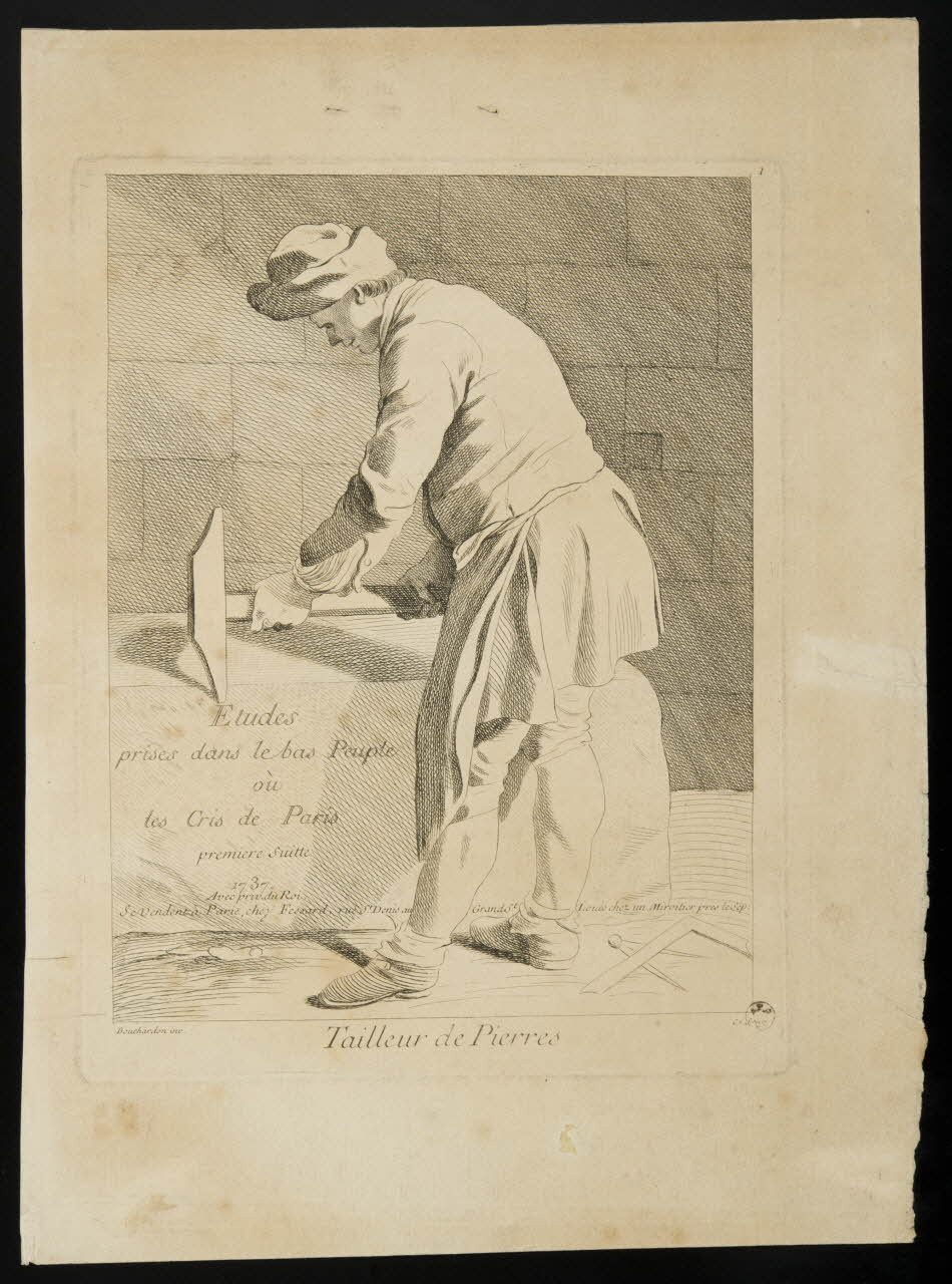 estampe Tailleur de Pierres 1960.147.113 Photo