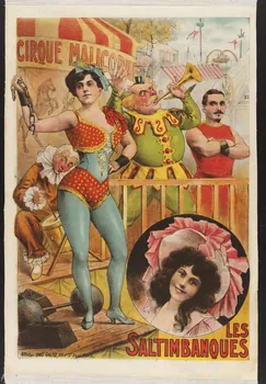 affiche LES  SALTIMBANQUES 1960.147.15 Photo