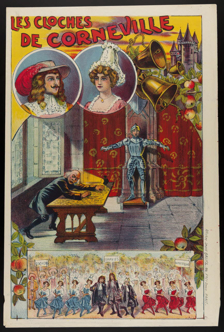 affiche LES CLOCHES  DE CORNEVILLE 1960.147.36 Photo