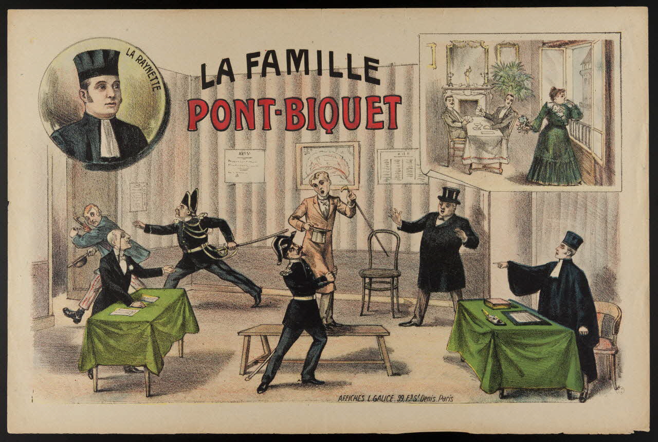 affiche LA FAMILLE  PONT-BIQUET 1960.147.47 Photo