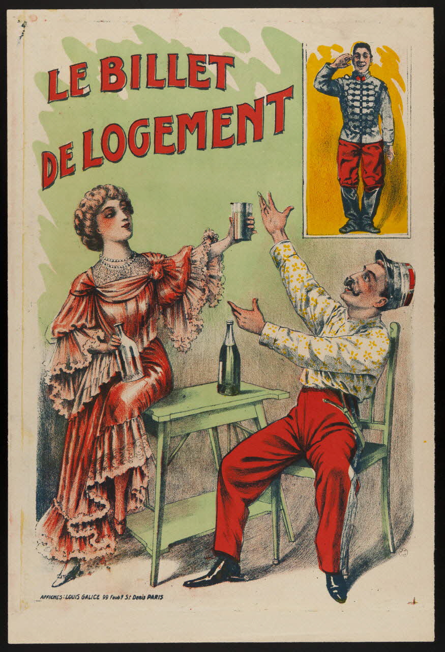 affiche LE BILLET  DU LOGEMENT 1960.147.50 Photo