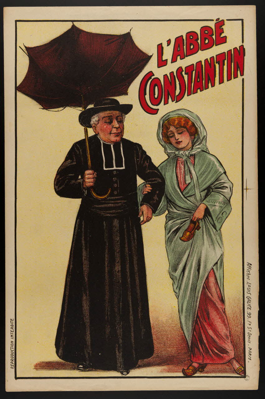 affiche L'ABBE  CONSTANTIN 1960.147.51 Photo