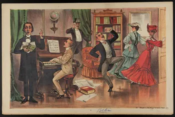 affiche Le danseur de salon 1960.147.59  Photo