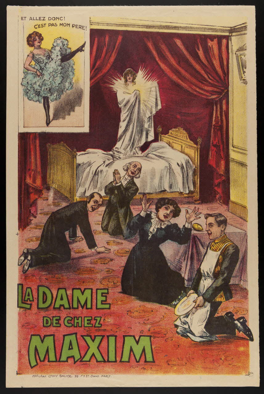 affiche LA DAME  DE CHEZ  MAXIM 1960.147.65 Photo