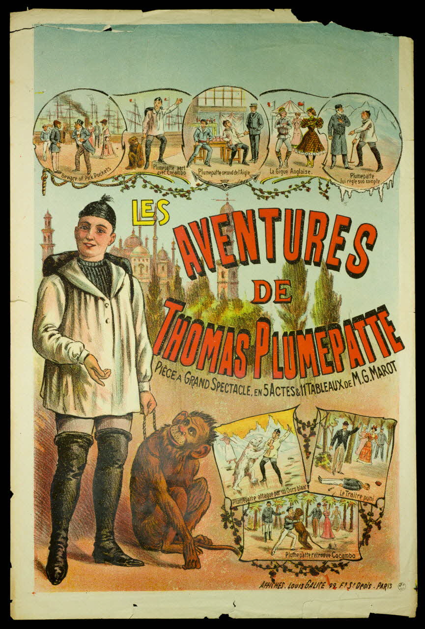 affiche LES AVENTURES  DE  THOMAS PLUMEPATTE 1960.147.66 Photo