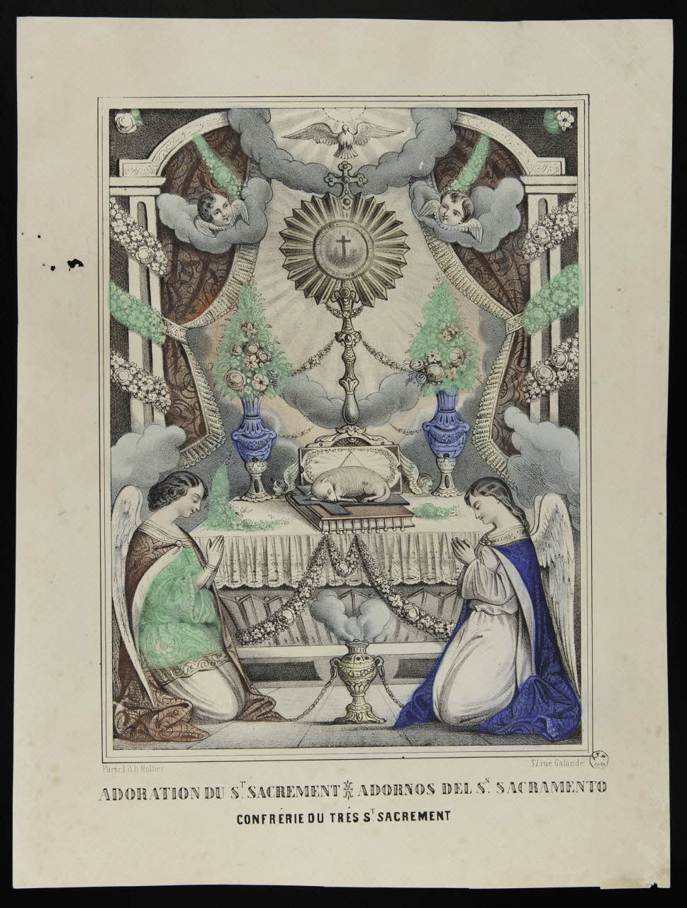 estampe ADORATION DU ST. SACREMENT 1960.147.71 Photo