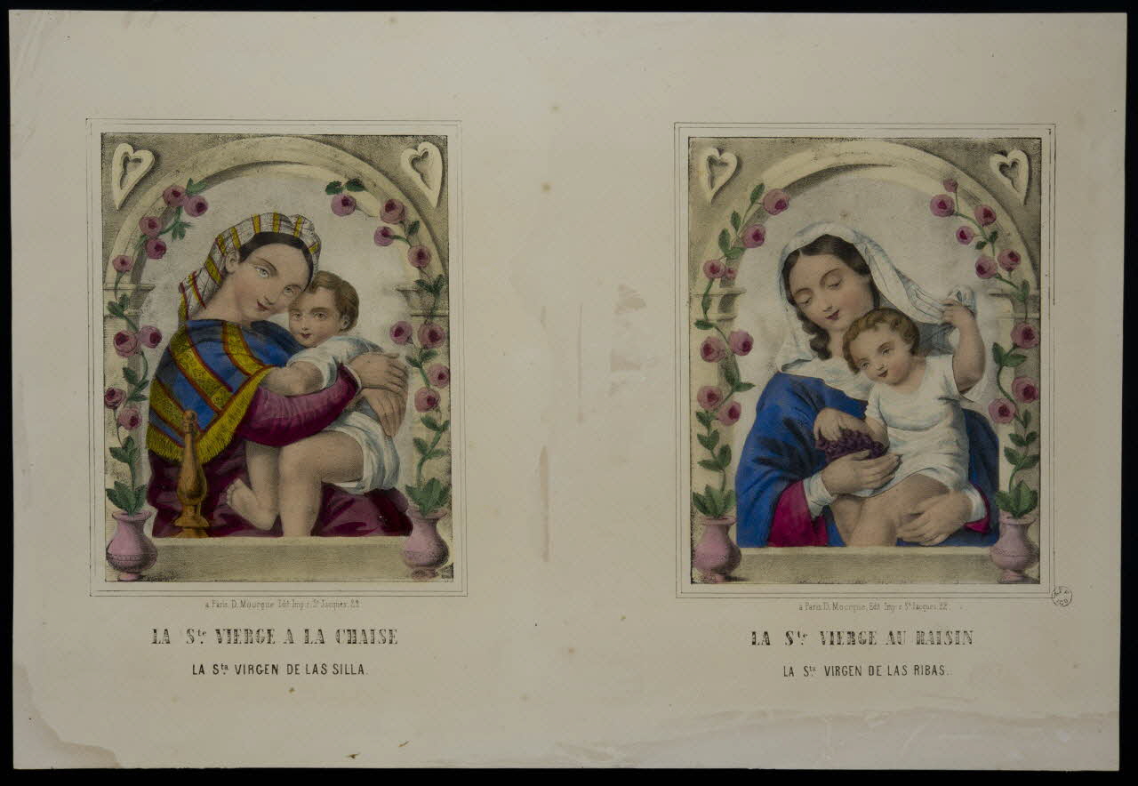 estampe LA Ste. VIERGE A LA CHAISE 1960.147.77 Photo