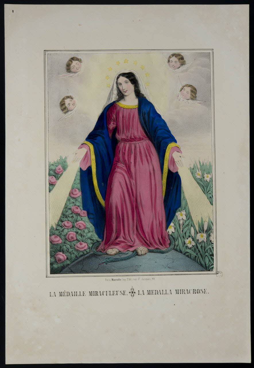 estampe LA MEDAILLE MIRACULEUSE. 1960.147.78 Photo