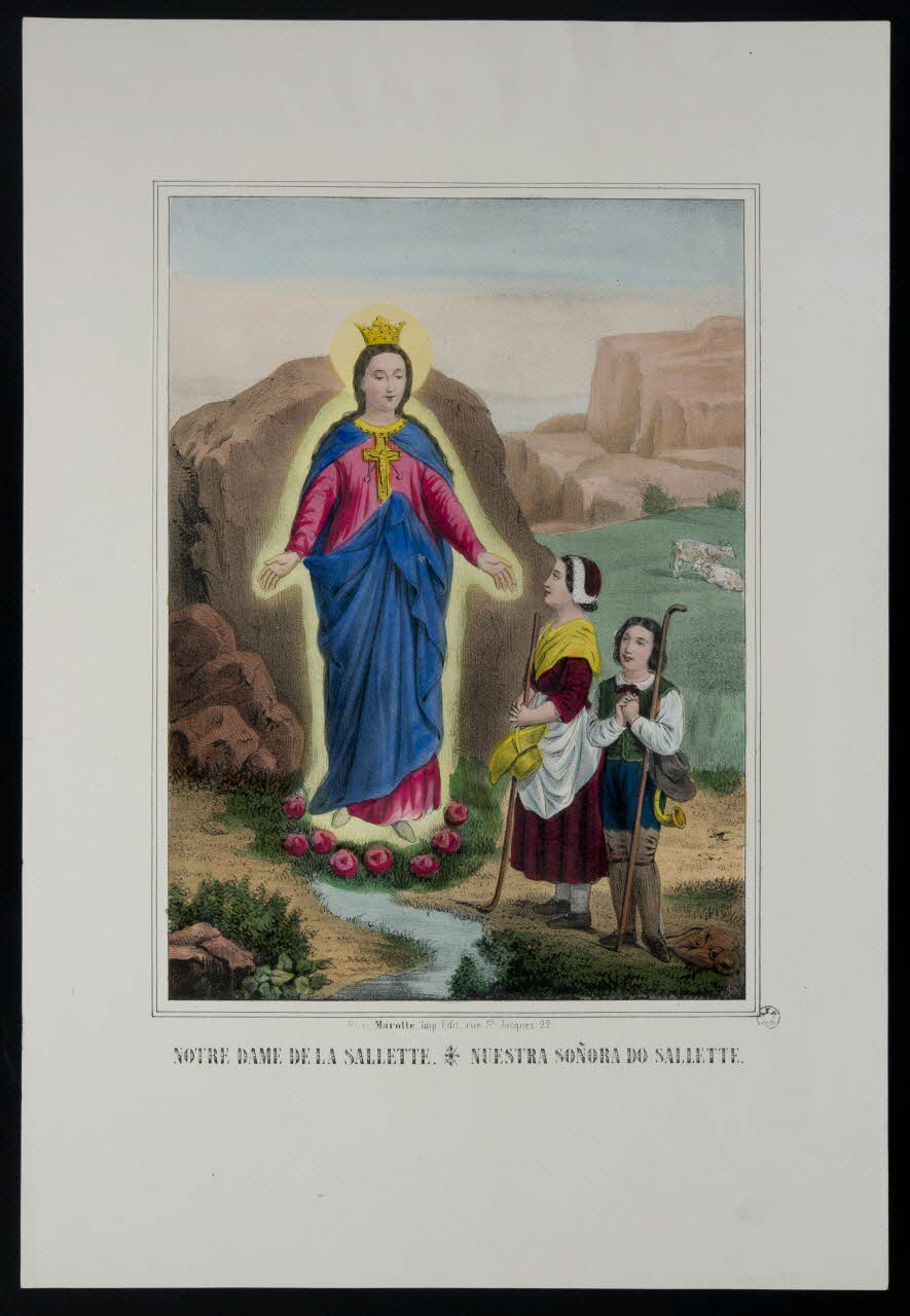 estampe NOTRE DAME DE LA SALLETTE. 1960.147.81 Photo