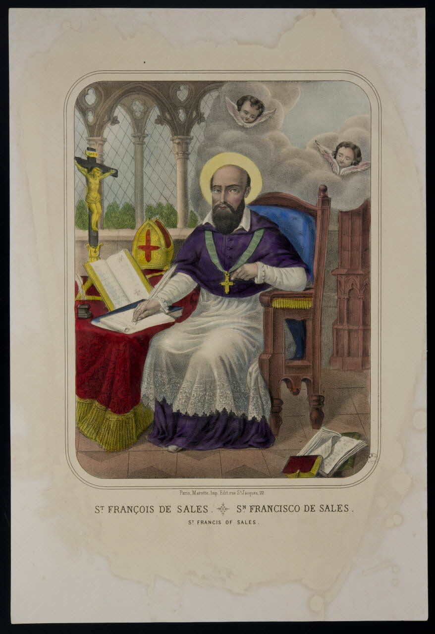 estampe ST. FRANCOIS DE SALES. 1960.147.88 Photo
