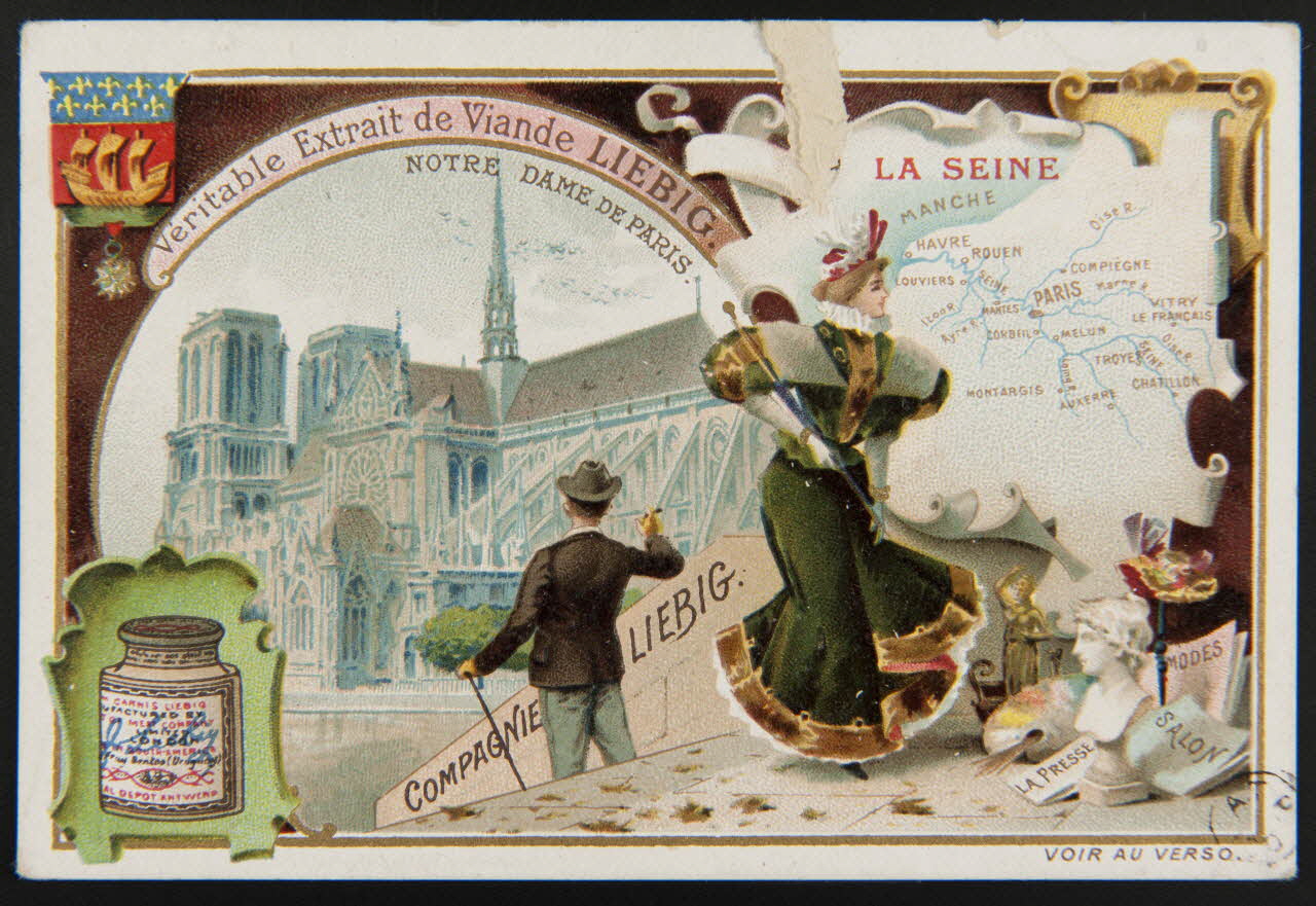carte réclame chromo Paris 1903 1960.22.100 Photo
