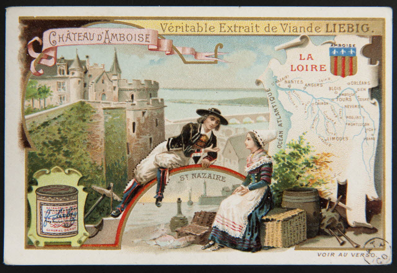 carte réclame chromo Paris 1903 1960.22.101 Photo