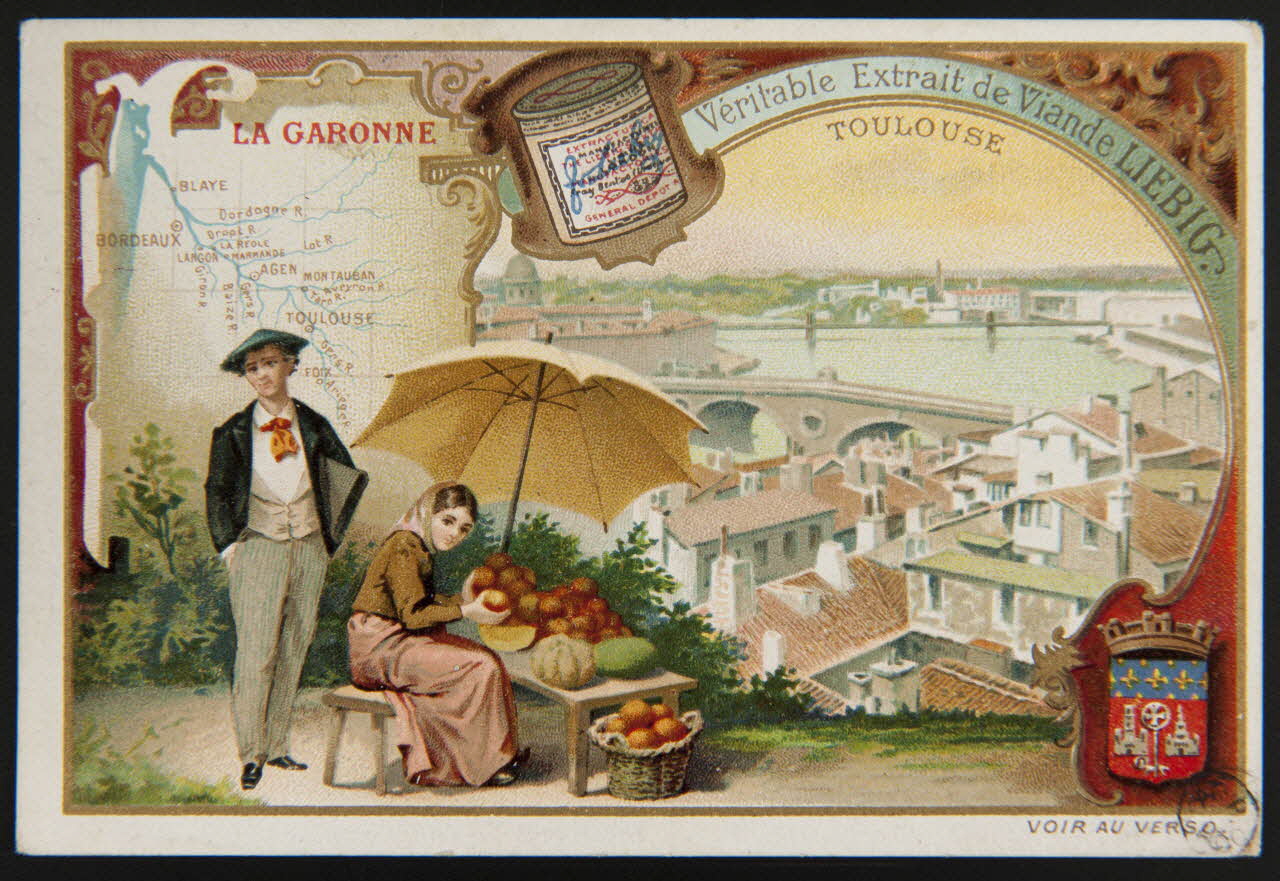 carte réclame chromo Paris 1903 1960.22.103 Photo