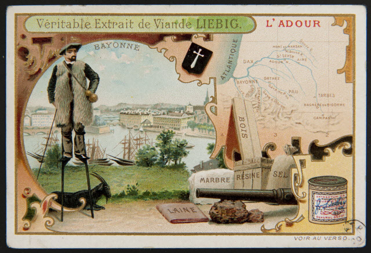 carte réclame chromo Paris 1907 1960.22.104 Photo