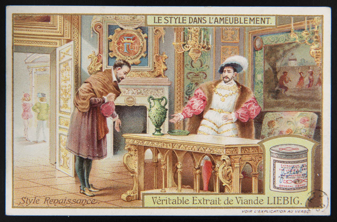 Liebig carte réclame chromo 1909 1960.22.121 Photo