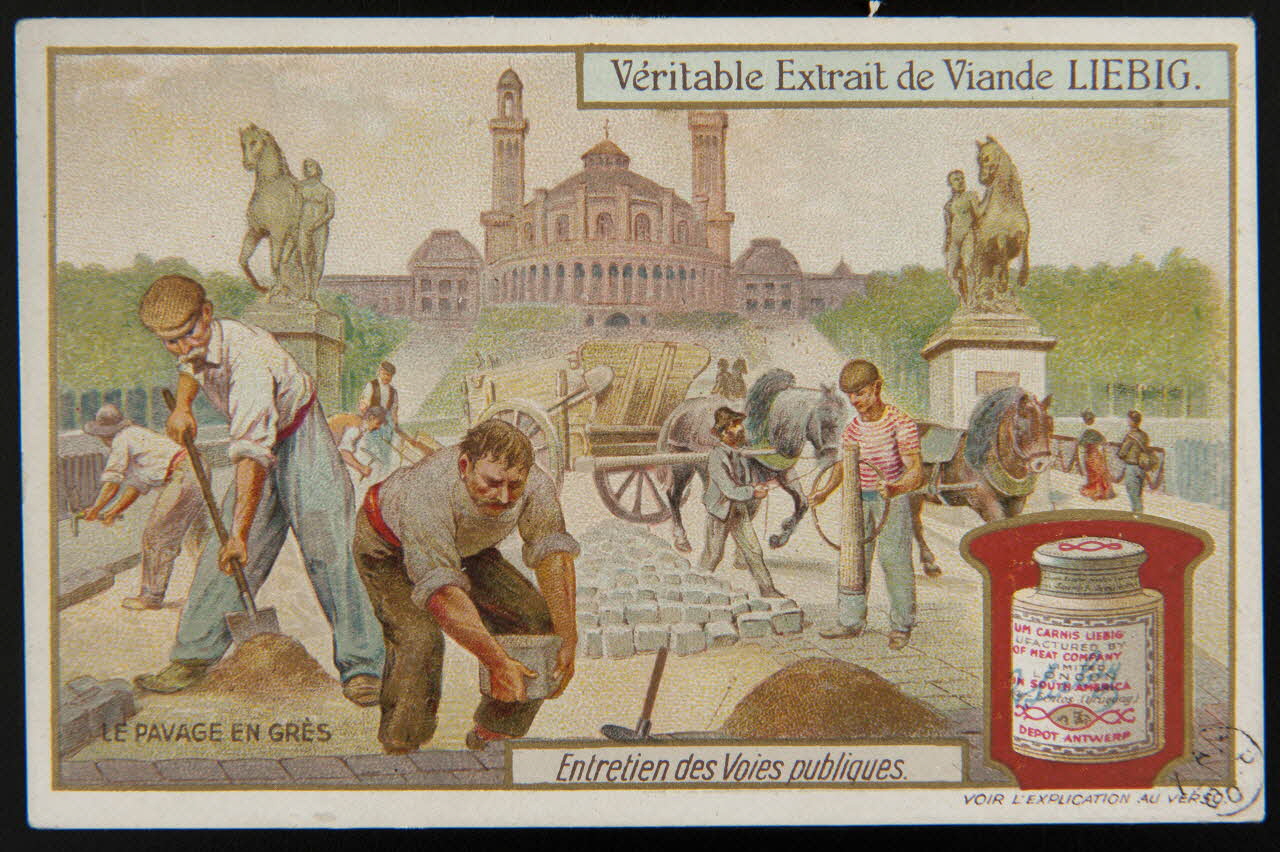 carte réclame chromo Paris 1909 1960.22.123 Photo