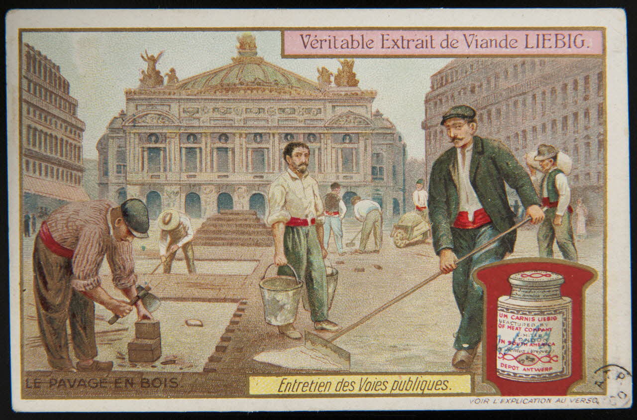 carte réclame chromo Paris 1909 1960.22.124 Photo