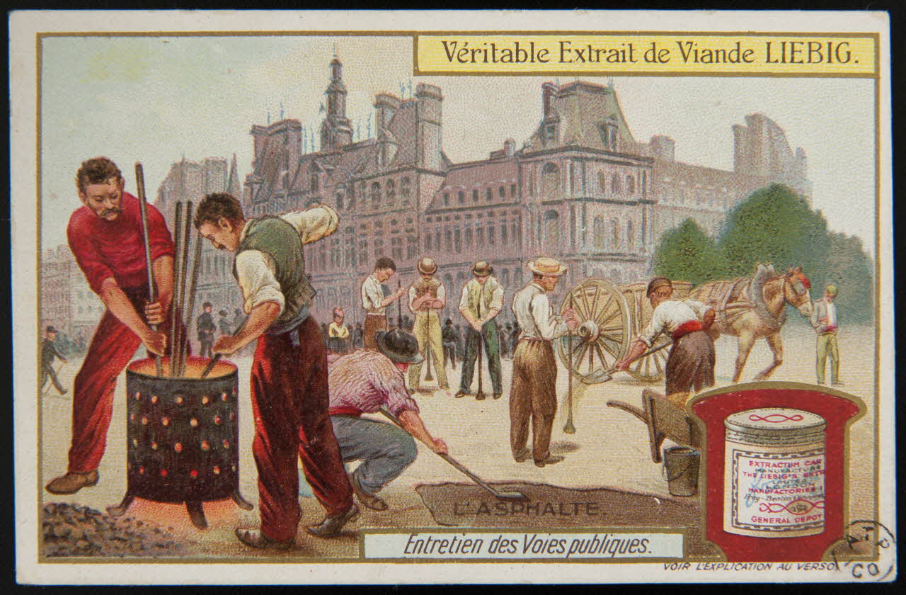 carte réclame chromo Paris 1909 1960.22.125 Photo