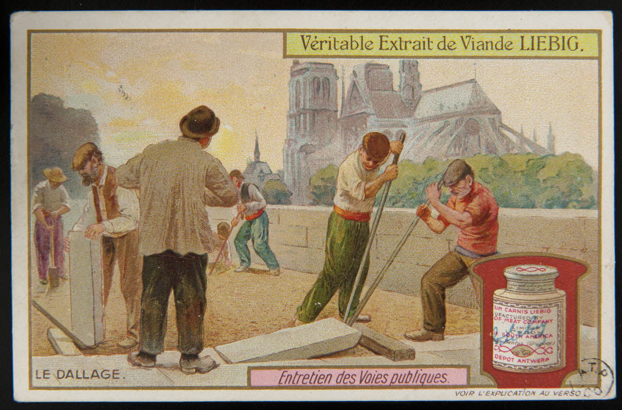 carte réclame chromo Paris 1909 1960.22.126 Photo
