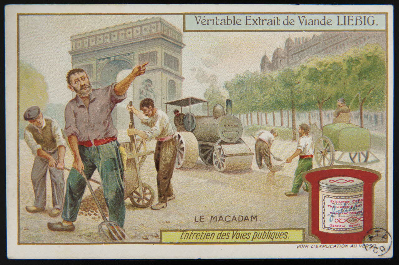 carte réclame chromo Paris 1909 1960.22.127 Photo