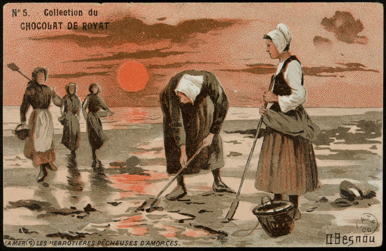 carte postale publicitaire, carte réclame chromo 1960.22.138 Photo