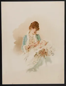 estampe Femme berçant un nourrisson 1960.22.15 Photo