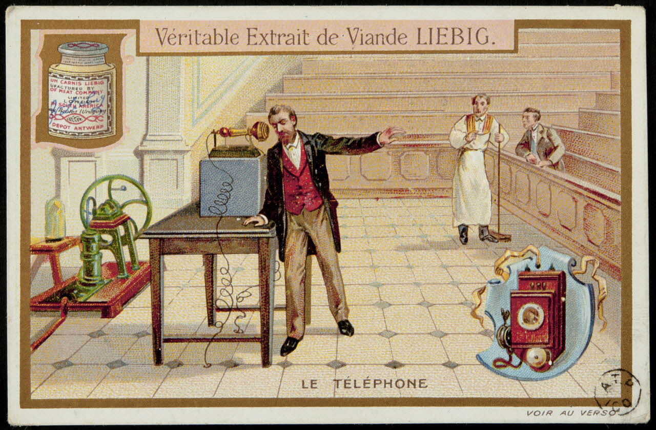 carte réclame LE TELEPHONE 1960.22.197 Photo