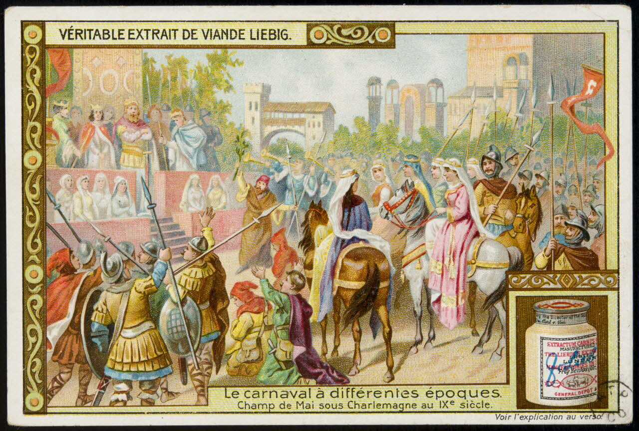 estampe Le carnaval à différentes époques.  Champ de Mai sous Charlemagne au IXe siècle. 1960.22.199 Photo