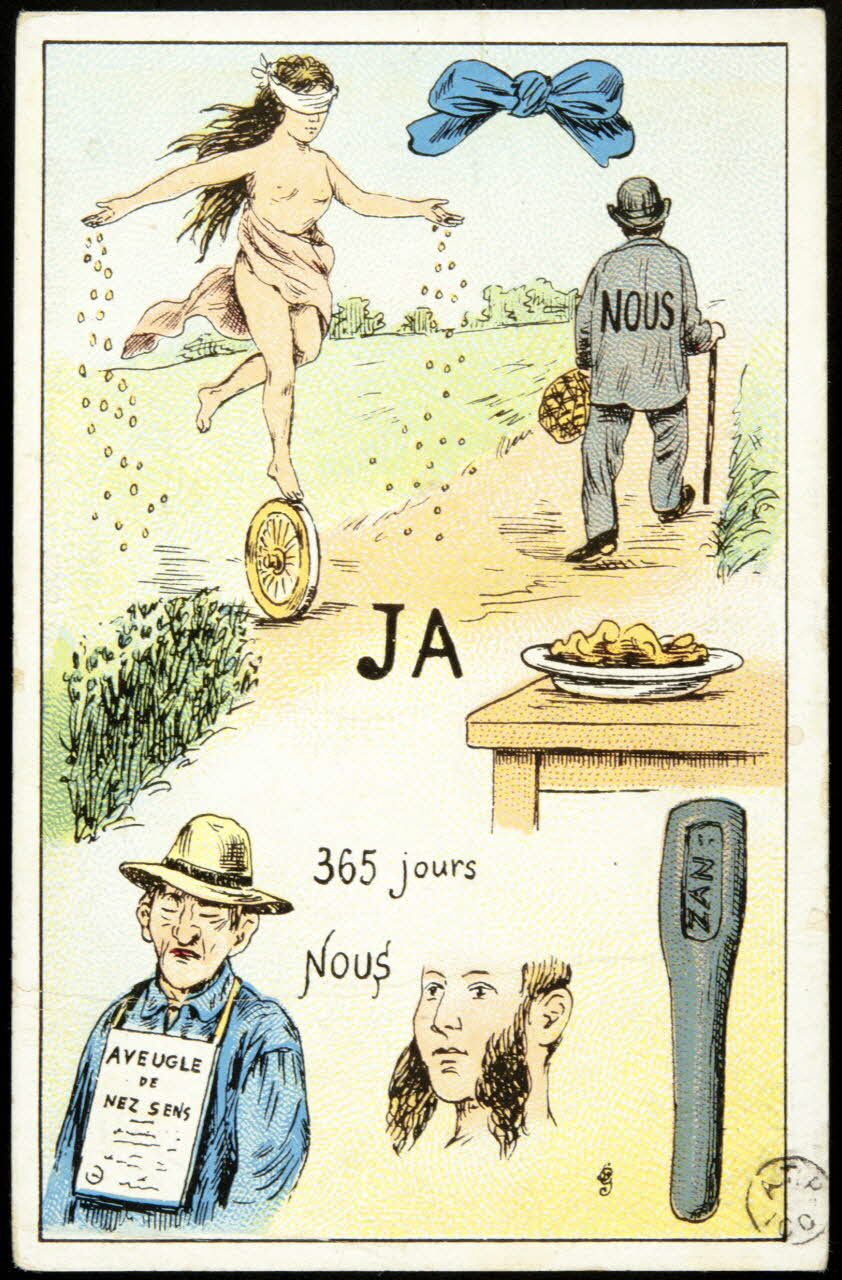 carte réclame JA  365 jours  Nous 1960.22.255 Photo
