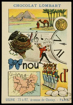 carte réclame chromo 1960.22.257  Photo