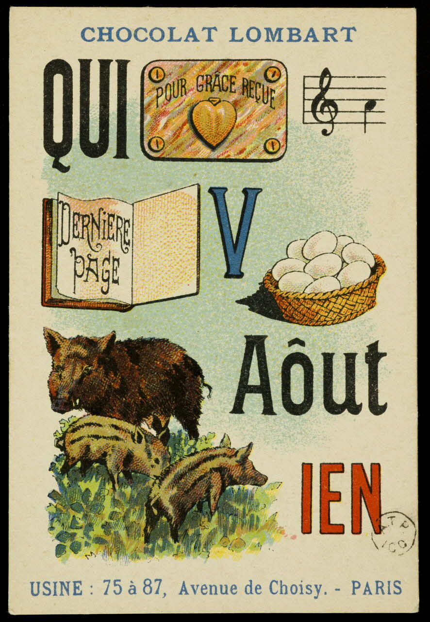 carte réclame chromo 1960.22.259 Photo