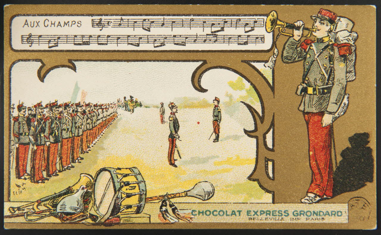 carte réclame AUX CHAMPS 1960.22.297 Photo