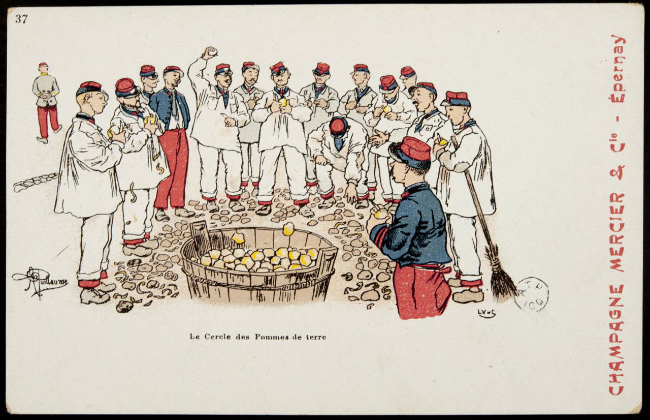 carte réclame Le Cercle des Pommes de terre 1960.22.345 Photo
