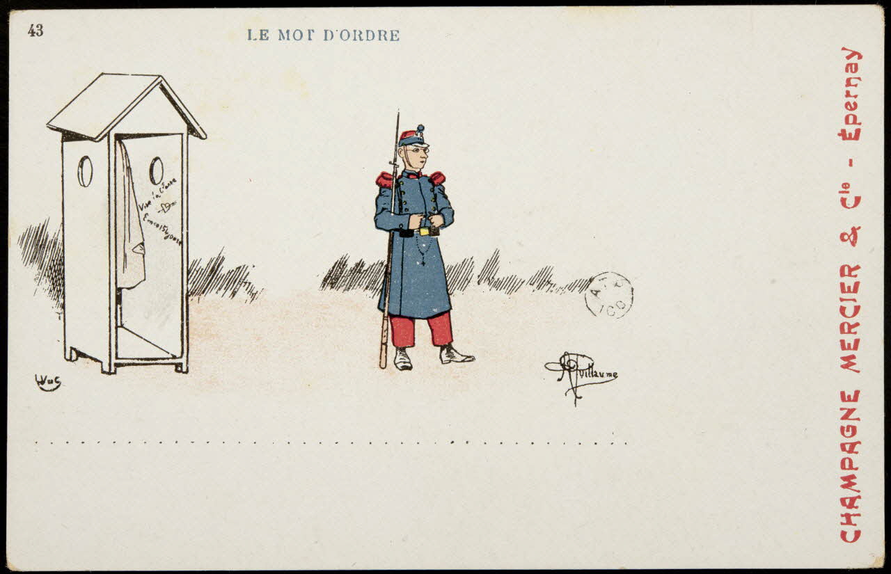 carte réclame LE MOT D'ORDRE  .................................................... 1960.22.351 Photo