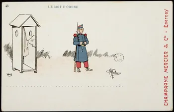 carte réclame LE MOT D'ORDRE  .................................................... 1960.22.351  Photo
