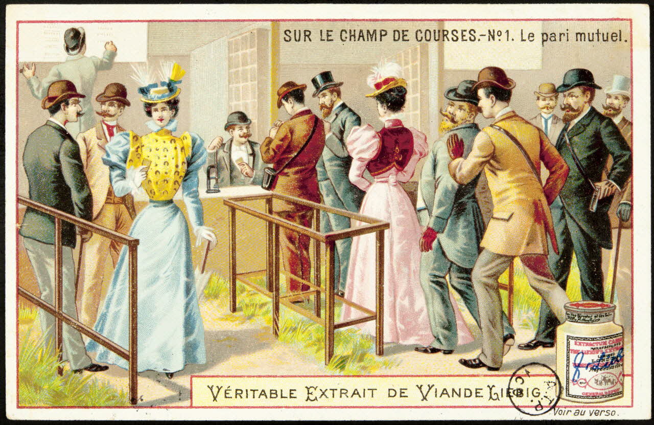 carte réclame chromo Paris 1900 1960.22.370.101 Photo
