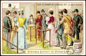 carte réclame chromo Paris 1900 1960.22.370.101 Photo