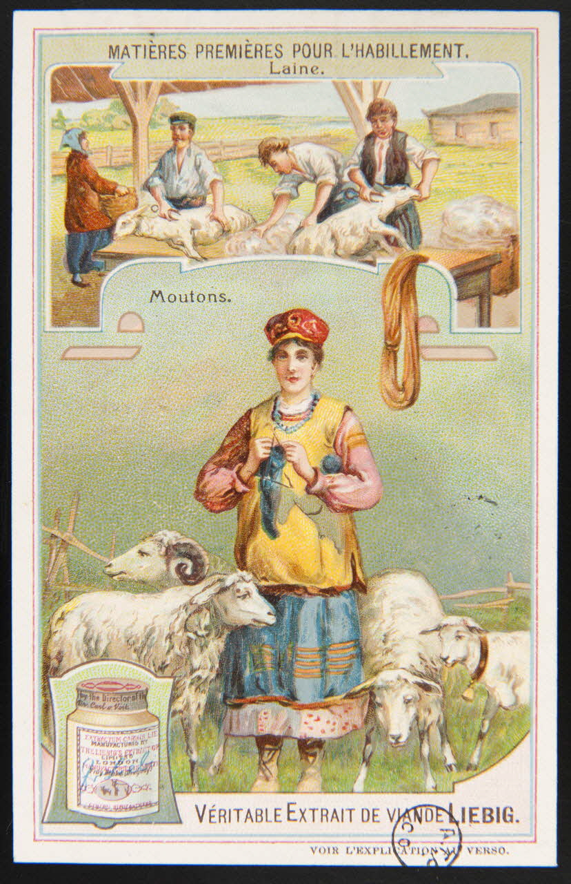 carte réclame chromo Paris 1902 1960.22.370.14 Photo