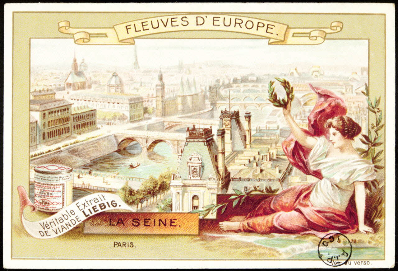 carte réclame chromo Paris 1898 1960.22.370.148 Photo