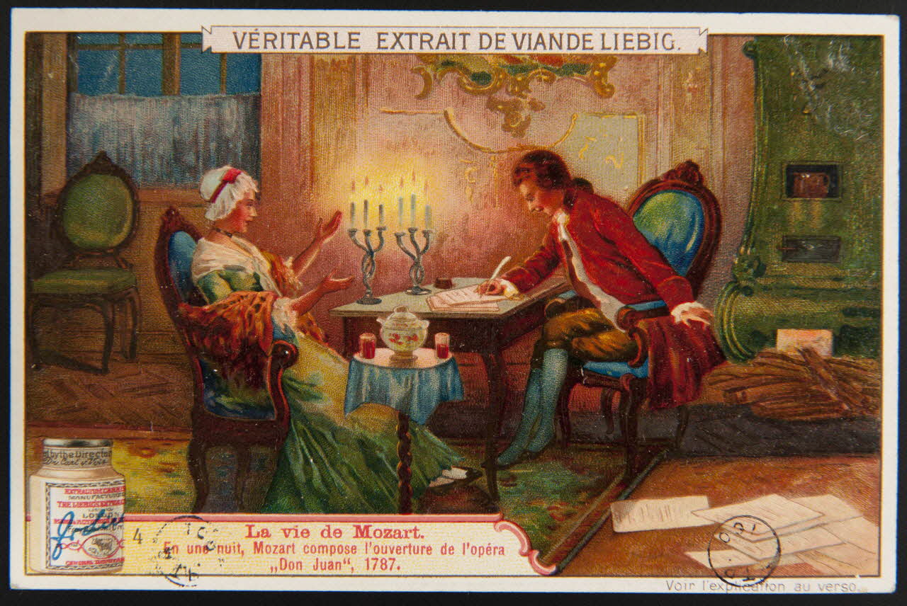 carte réclame chromo Paris 1906 1960.22.370.161 Photo