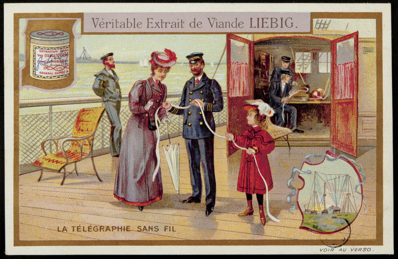 carte réclame chromo Paris 1907 1960.22.370.182 Photo