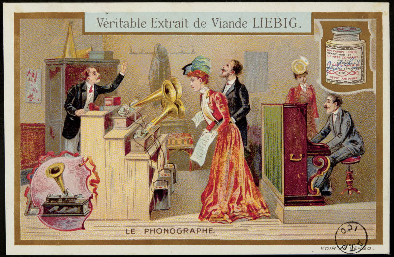 carte réclame chromo Paris 1907 1960.22.370.184 Photo