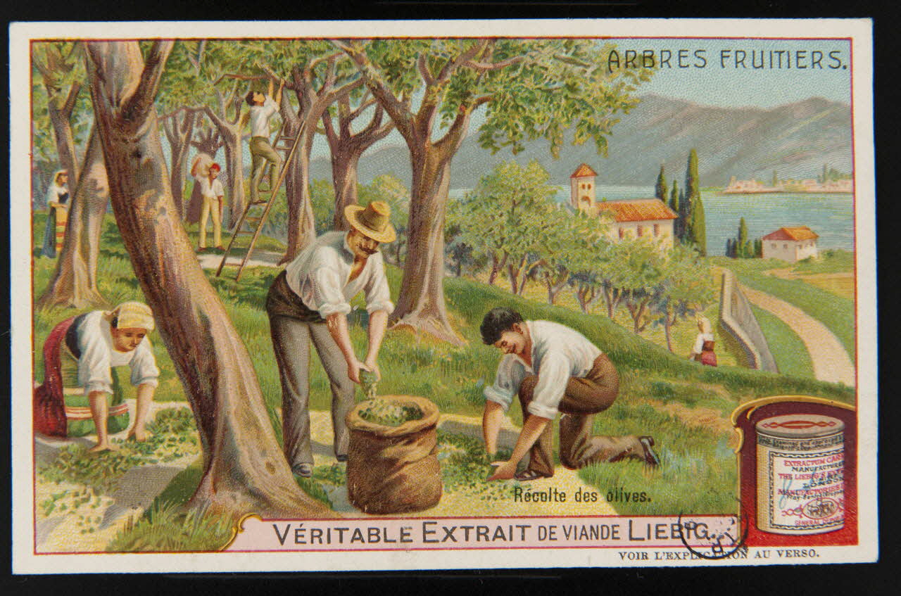 carte réclame chromo Paris 1890 1960.22.370.24 Photo