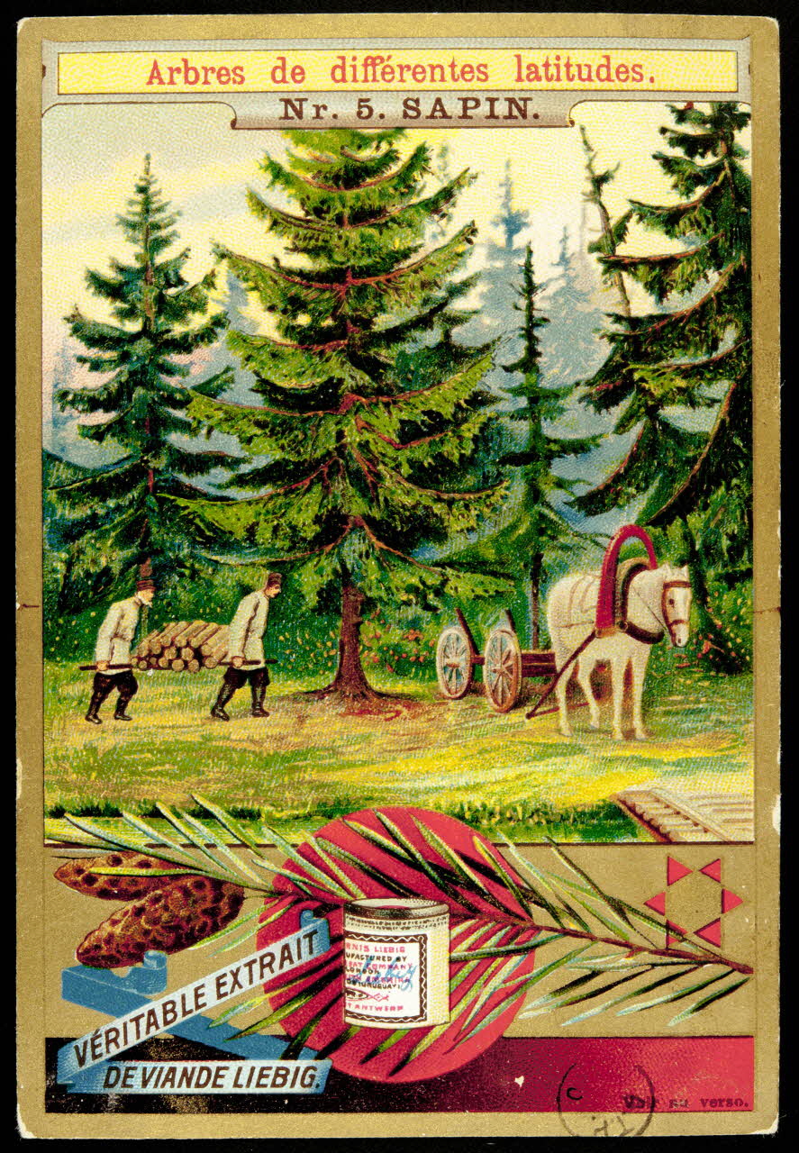 carte réclame chromo Paris 1949 1960.22.370.51 Photo