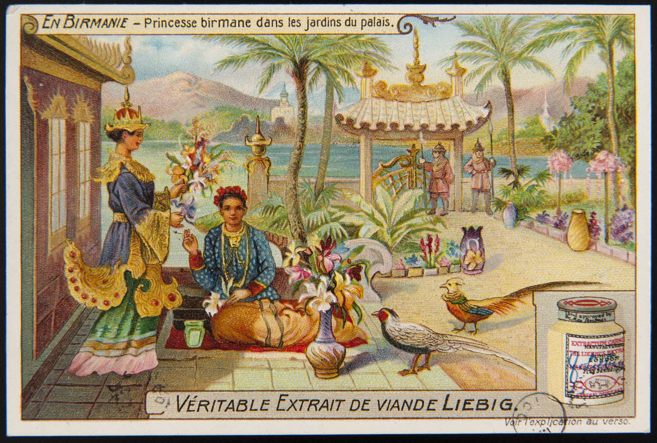 carte réclame chromo Paris 1909 1960.22.370.82 Photo