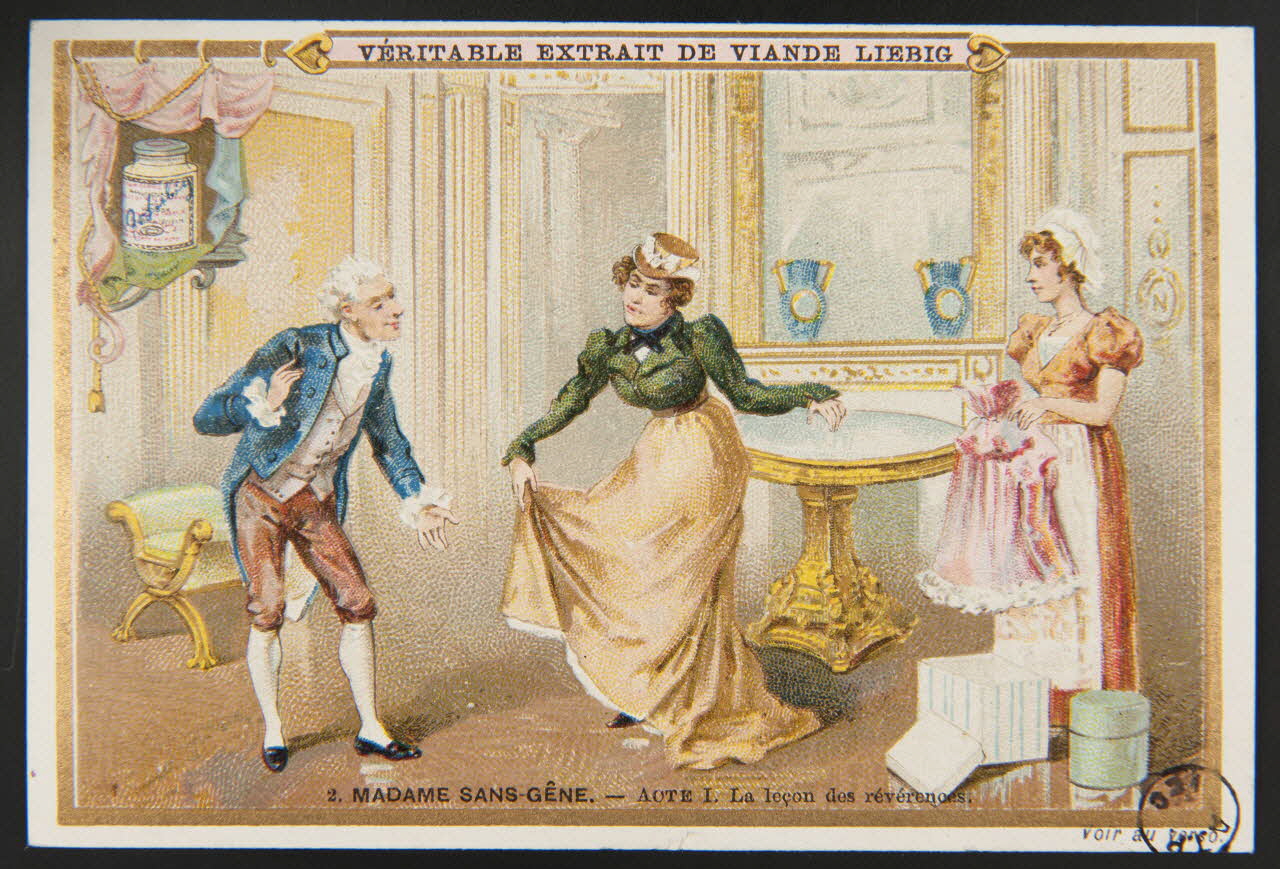 carte réclame chromo Paris 1895 1960.22.371.263 Photo