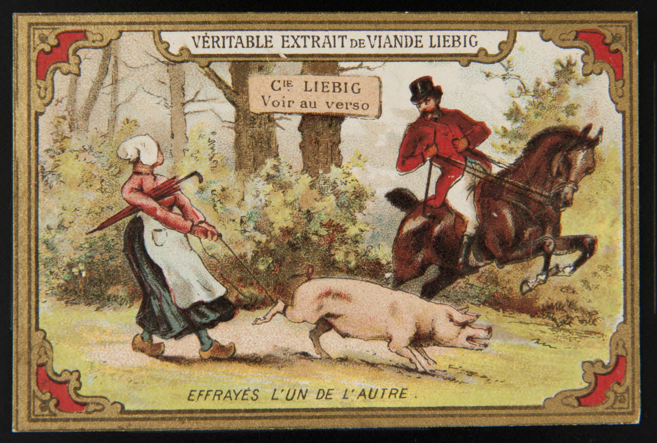 Justus Von Liebig carte réclame chromo Londres 1886 1960.22.372.285 Photo