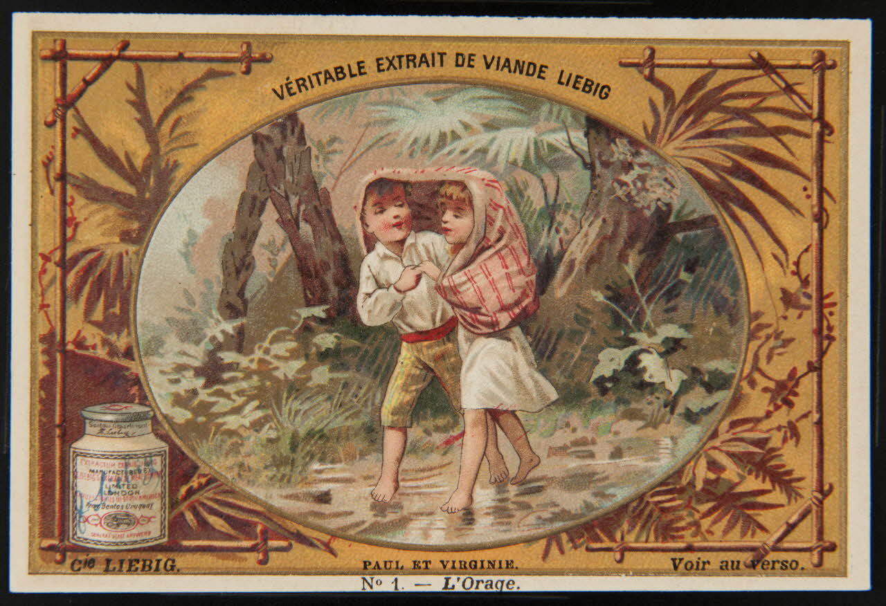 carte réclame chromo Paris 1888 1960.22.372.353 Photo